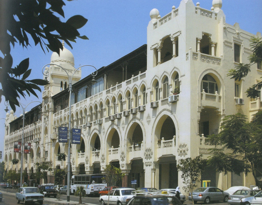 Facades of Heliopolis city luxurious section buildings Dobrowolka Dobrowolki 2007 Nasr City